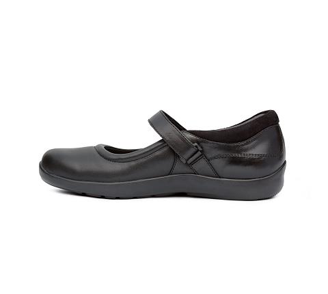 w033:black-Casual Mary Jane | ANODYNE Therapeutic Footwear